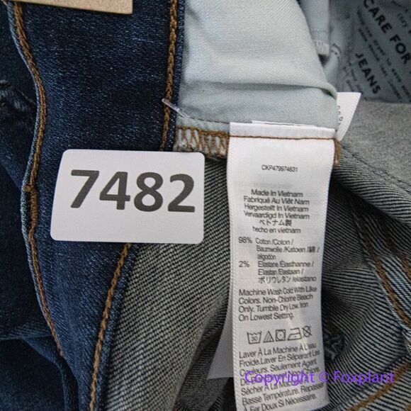 New! Madewell mid rise Kick Out Crop Jeans colleton wash, size 28 - Picture 14 of 15